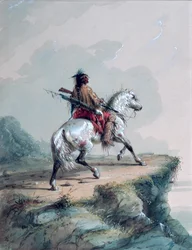 Indiano Crow in vedetta